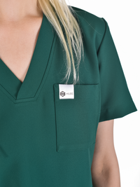 OSLO Women's scrub top Green