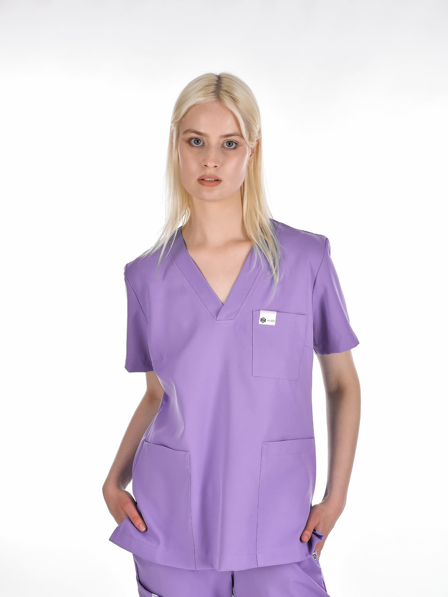 OSLO Women's scrub top Purple